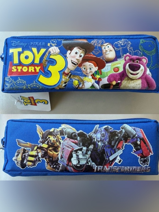 Dreamworks Other - Set of 2: Transformers & Tor Story 3 Blue Kids Pencil Case New with tags